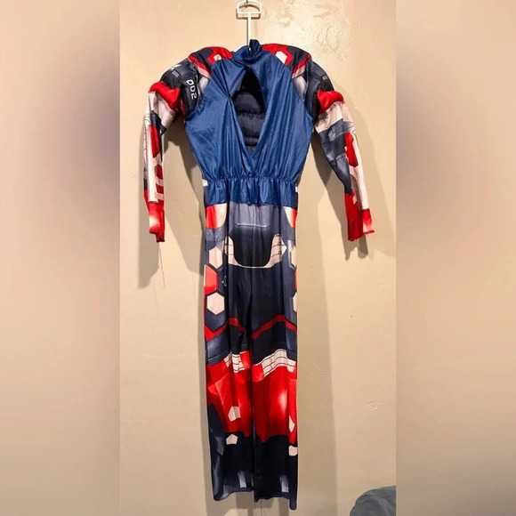 CHILDREN’S SIZE S/SIZE 6 IRON MAN 3 HALLOWEEN COSTUME. ONE PIECE. PULL ON. - Picture 2 of 6